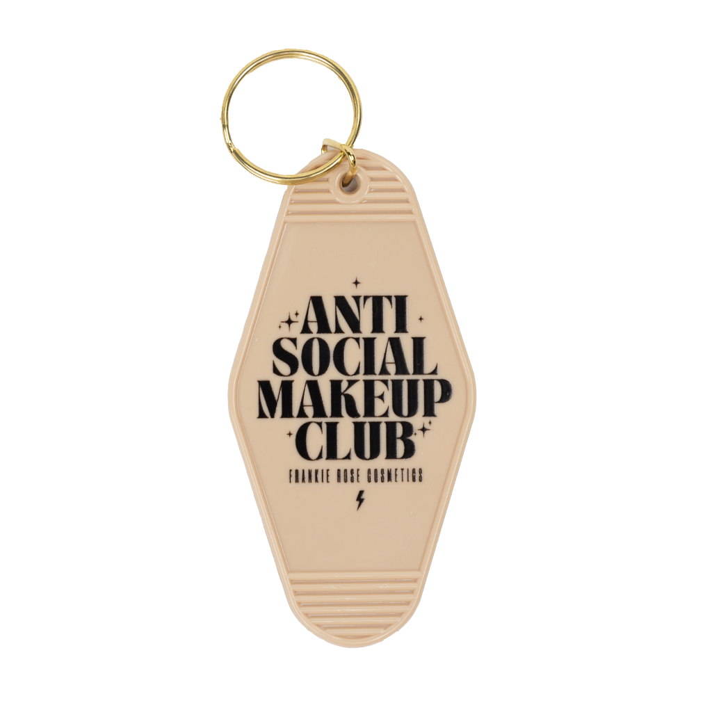 vintage anti-social-key-chain